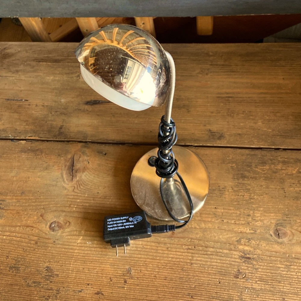 Desk or side table lamp.